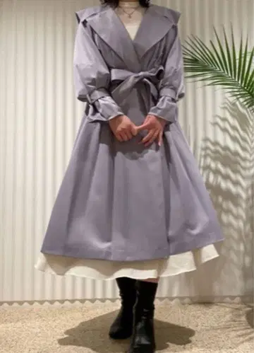 SNIDEL 글로스 트렌치코트 SWFC221036