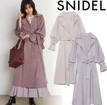 SNIDEL 글로스 트렌치코트 SWFC221036