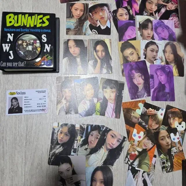 뉴진스 버니즈캠프 포카 앨범 & 빙키봉포카등 & 뉴진스 가방만