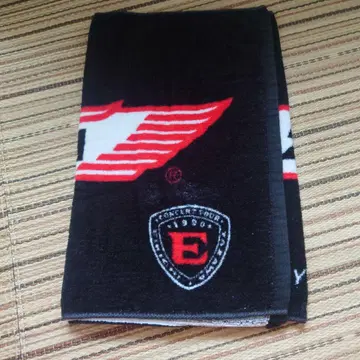 야자와 에이요시 당시 페이스 타월 깃털 로고 엠블럼 블랙