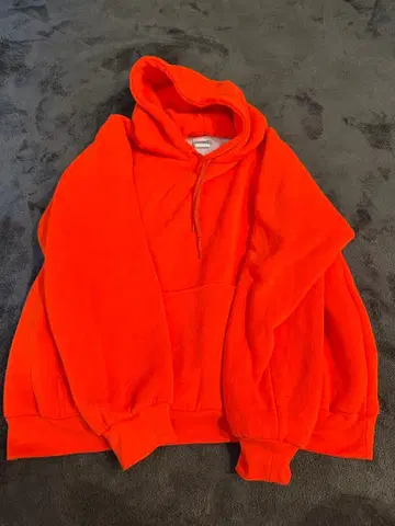 CHILL-BUSTER 오렌지 후드티 LARGE CAMBER