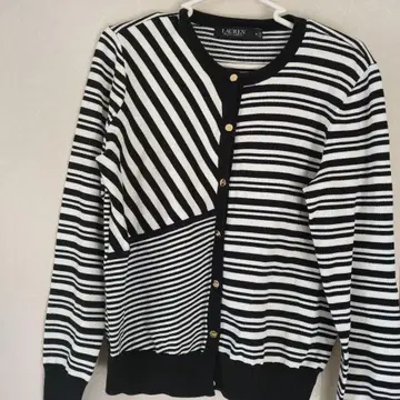 Lauren 스트라이프 가디건