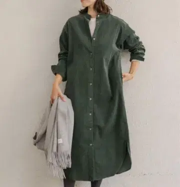 [ 미개봉 ] URBAN RESEARCH 코듀로이 셔츠 원피스 M