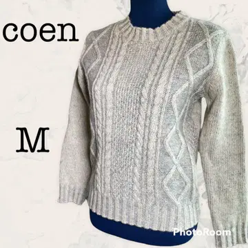 [ coen ] 코엔 케이블 스웨터 F 크루넥 모 소재 인기 새상품급