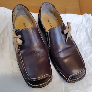 REGAL 브라운 로퍼 24.5cm