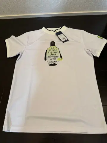 화이트 펭귄 디자인 셔츠 L