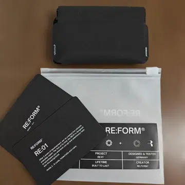 RE:FORM RE-01 블랙 코인 케이스