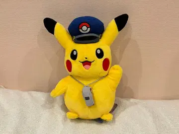 역장님 피카츄 봉제 인형 포켓몬 스토어 도쿄역점 한정판