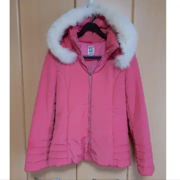 MICHEL KLEIN 퍼 포함 자켓 코트 핑크 38