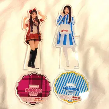 AKB48 웬디즈 하나다 아이 아크릴 스탠드 2종 세트