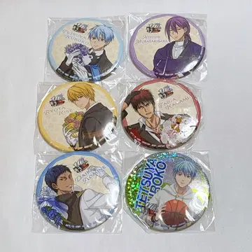 쿠로코의 농구 남코 리바이벌 10주년 꽃다발 캔뱃지 홀로그램