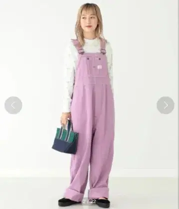 BIGMAC x BEAMS BOY 오버롤 라벤더