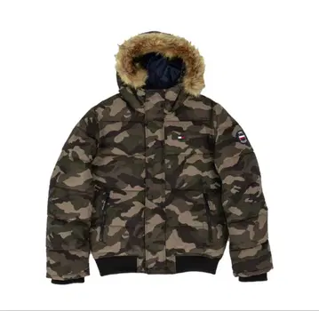 TOMMY HILFIGER 카모플라쥬 다운 자켓