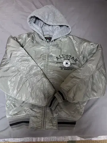 CONVERSE ALL STAR 자켓 실버