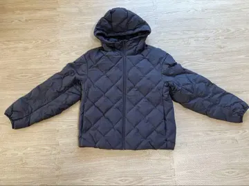 UNIQLO 유니클로 퍼프 테크 후드티 size M 다크 그레이