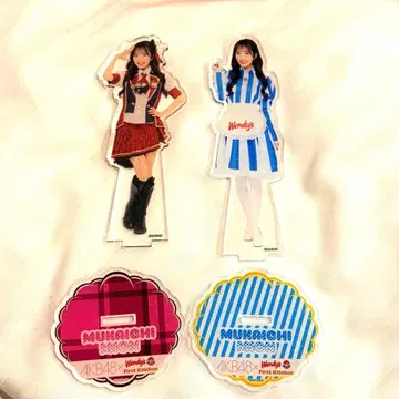 AKB48 웬디즈 무카이치 미온 아크릴 스탠드 2종 세트