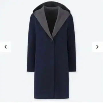 유니클로 후드 부착 코트