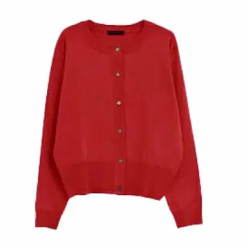 레드 긴팔 반팔 앙상블 M