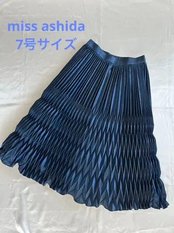 miss ashida 미스아시드 플리츠 스커트 로얄 블루