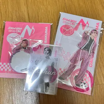 SnowMan 사쿠마 다이스케 ON 아크릴 스탠드 스티커 세트