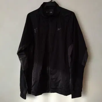 데상트 2중 나일론 집업 자켓 블랙