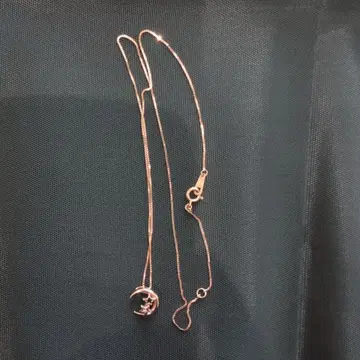 쥬얼리 츠츠미 K10 핑크 골드 다이아몬드 목걸이