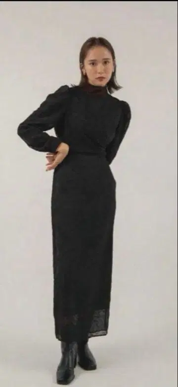 Knuth marf 백 오픈 시어 드레스