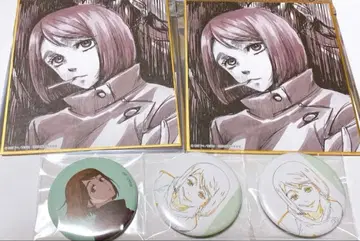 주술회전 이에이리 쇼코 애니메이션전 캔뱃지 미니 색지