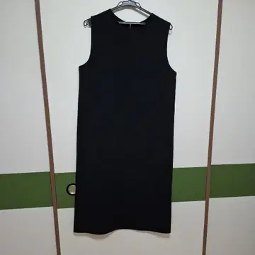 안피로 슬리브리스 원피스 블랙 M