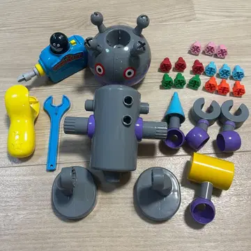 움직인다! 나사 나사 다다단 조립 DIY 호빵맨 완구