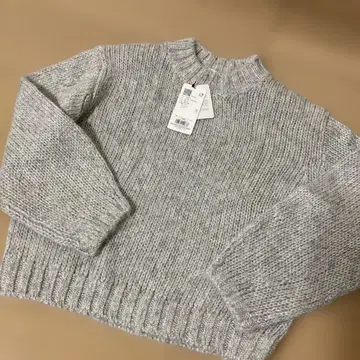 [ 월드 ] 그레이 니트 스웨터 M 사이즈