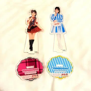 AKB48 웬디즈 야마우치 미즈키 아크릴 스탠드 2종 세트