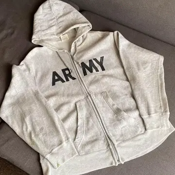 US ARMY 미군 실물 PFU 후드티 90s 리버스 위브 타입