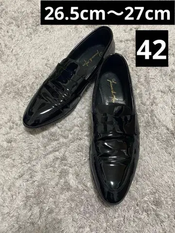 잔카를로 모렐리 남성용 에나멜 로퍼 26.5cm~27cm