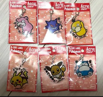 포켓몬 아크릴 참 6개 세트