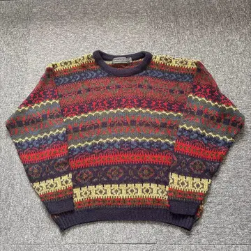 DAVID TAYLOR 노르딕 무늬 니트 M