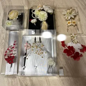 머리 장식 성인식 묶음 판매