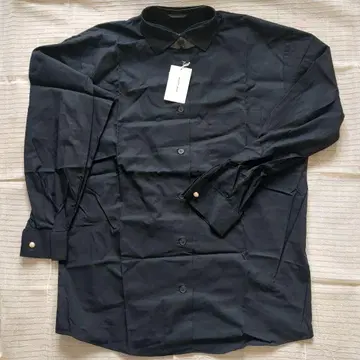 블랙 M 사이즈 긴팔 셔츠 면 100%