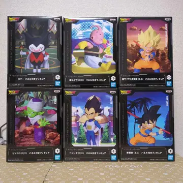 드래곤볼 daima 패널 포함 피규어 6종 세트