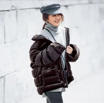 PLST [ DANIELLE SHERMAN ] 콜라보 다운 코트