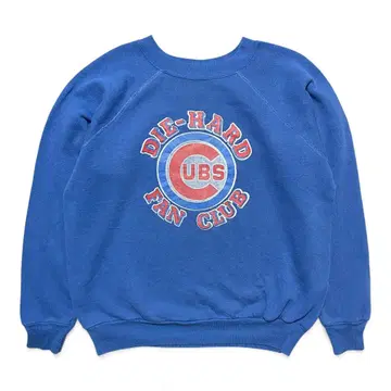 80S 구제 의류 시카고 컵스 팬클럽 크루넥 맨투맨 트레이닝복