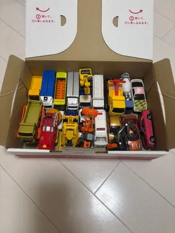 미니카 24대 세트 건설 차량 승용차