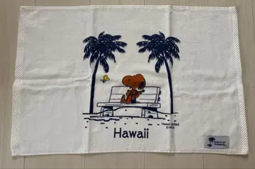 Hawaii 일광화상 스누피 페이스 타월