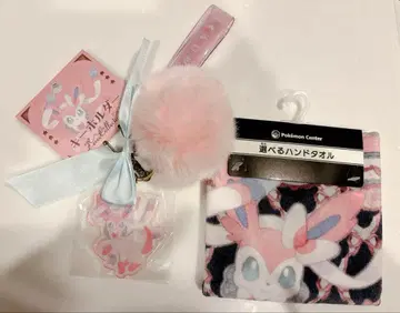 님피아 포켓몬 핸드 타월 스트랩 참