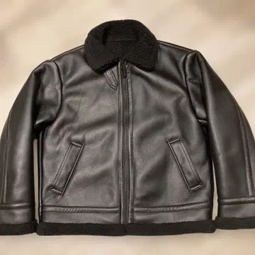 GU 인조 가죽 B-3 블루종