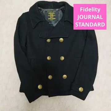 FIDELITY JOURNALSTANDARD 블랙 피코트 골드 버튼