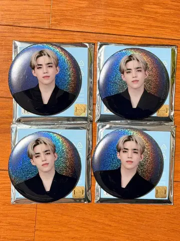 SEVENTEEN NEW_ 캔뱃지 S.COUPS 에스크룹스 4개 세트