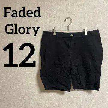 새상품급 Faded Glory 숏팬츠 사이즈 12 블랙
