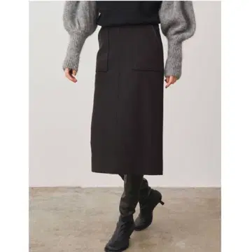 택 포함 새상품 하이웨스트 스트레이트 스커트