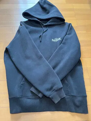 PHARNK 다크 그레이 후드티 L